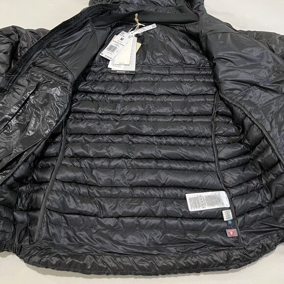 Adidas Terrex Women's Lite Down Hooded Puffer Jacket Black IB4199 Women’s Size M - Picture 4 of 9